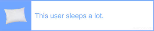 this user sleeps a lot